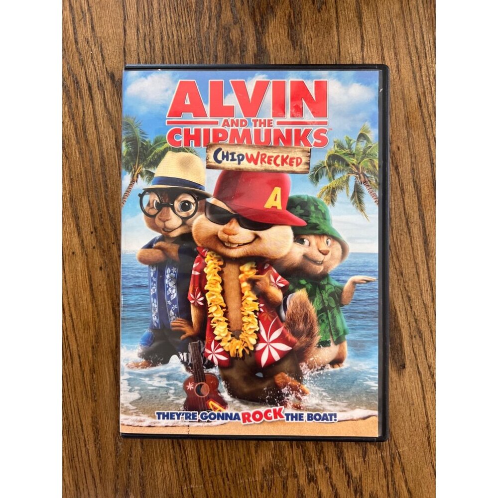 Alvin And The Chipmunks Chipwrecked DVD Family Movie Comedy 2011 Animation
